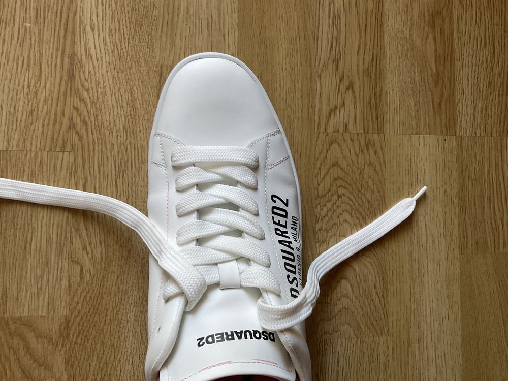 Sneakers originali Dsquared2 Ceresio Milano piele naturală noi