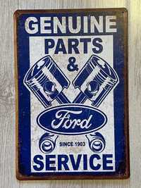 Tablou Retro Auto Metalic - Ford Parts & Service