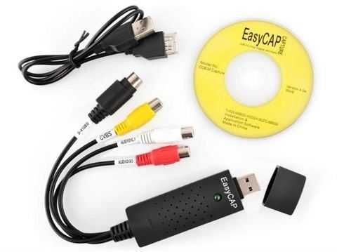 Placa easycap captura video si audio cu placa usb captura