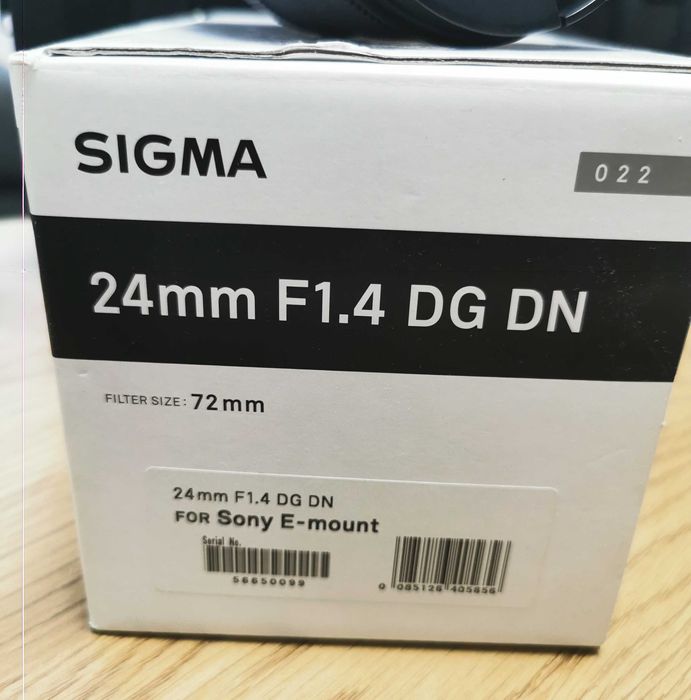 Obiectiv Foto Mirrorless Sigma 24mm F1.4 DG DN ART Sony E