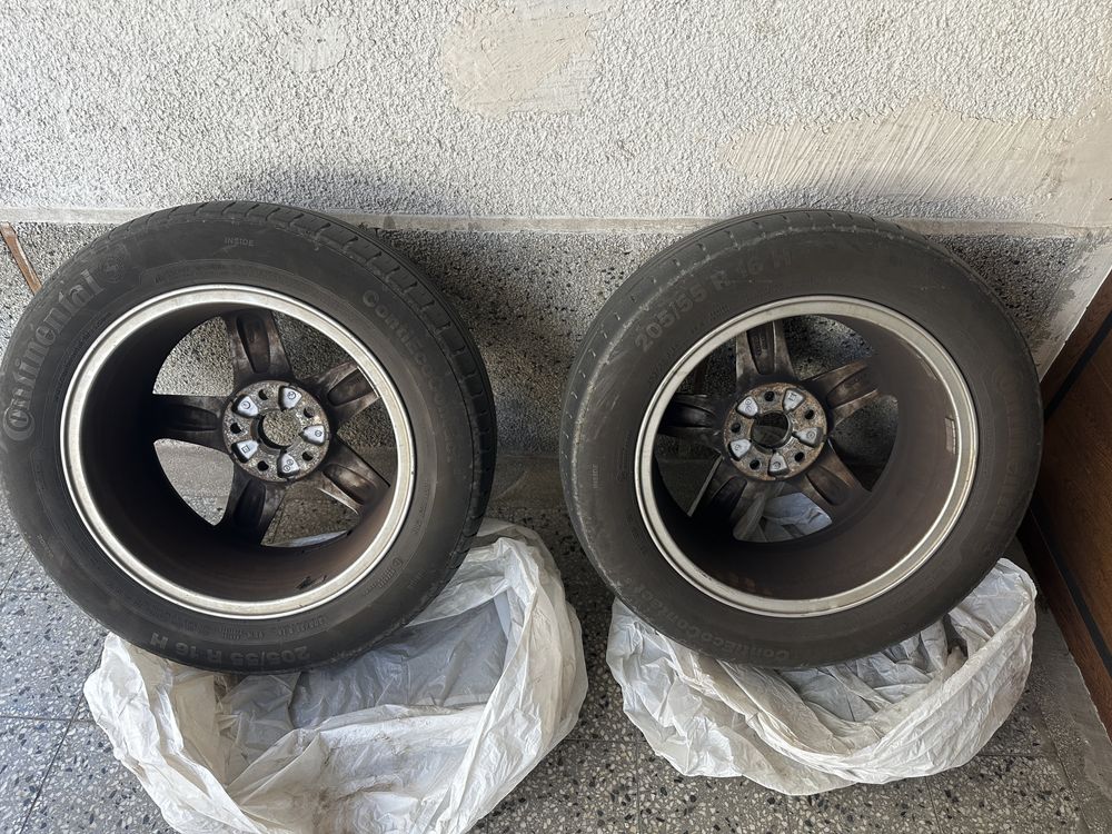 4бр. Алуминиеви джанти 5х1112 с гуми заSeat, VW, Audi, Skoda, Mercedes