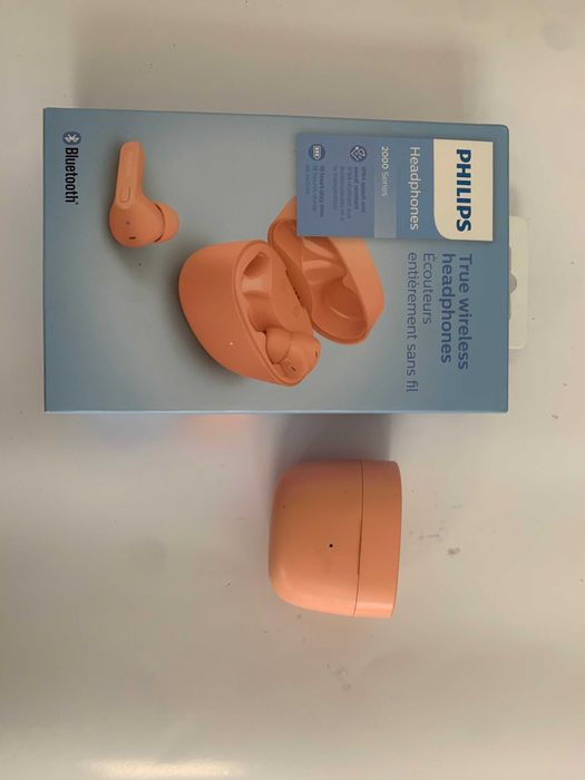 Безжични слушалки Philips - TAT2206PK/00, TWS, розови