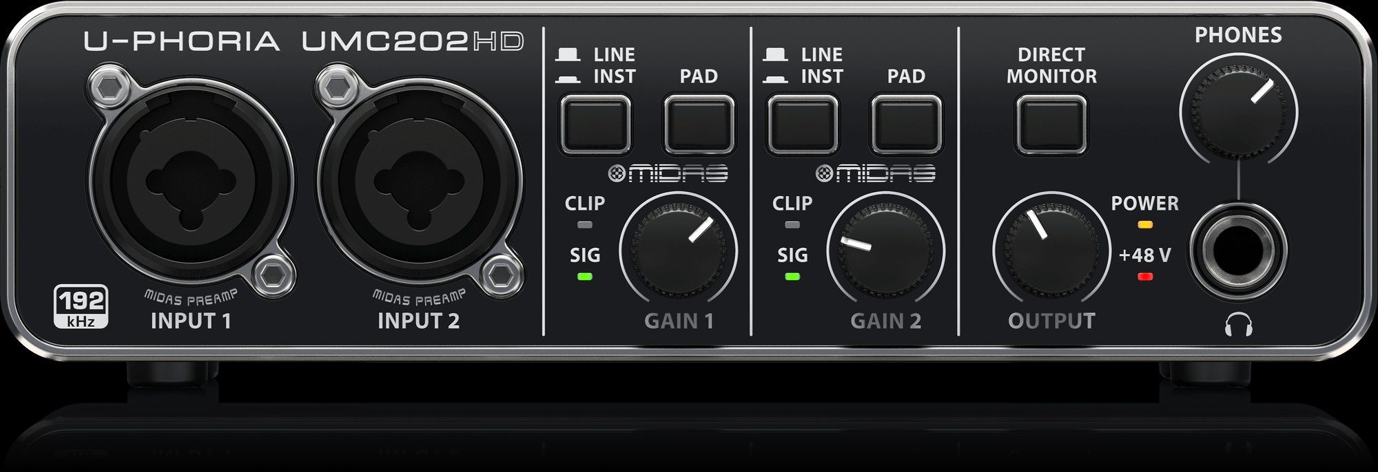Behringer U-PHORIA UM2, UMC22, UMC202HD