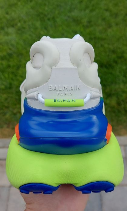 Balmain Unicorn color 10 White Top Sneakers