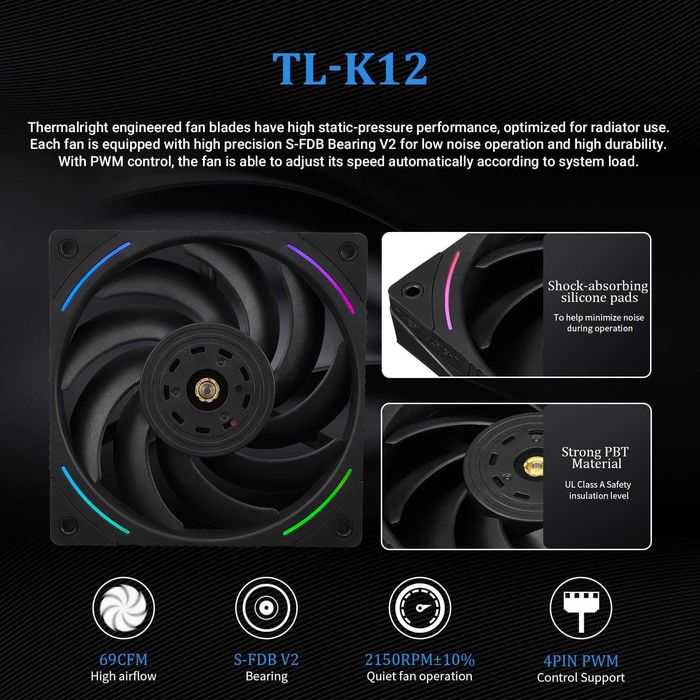 Cooler CPU AIO Thermalright Core Matrix 360,PWM 120mm 360 AMD Intel