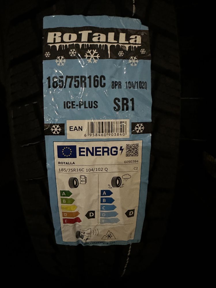 Нови Зимни Бусови Гуми Rotalla Ice-Plus 185/75R16C 104/102Q НОВ DOT
