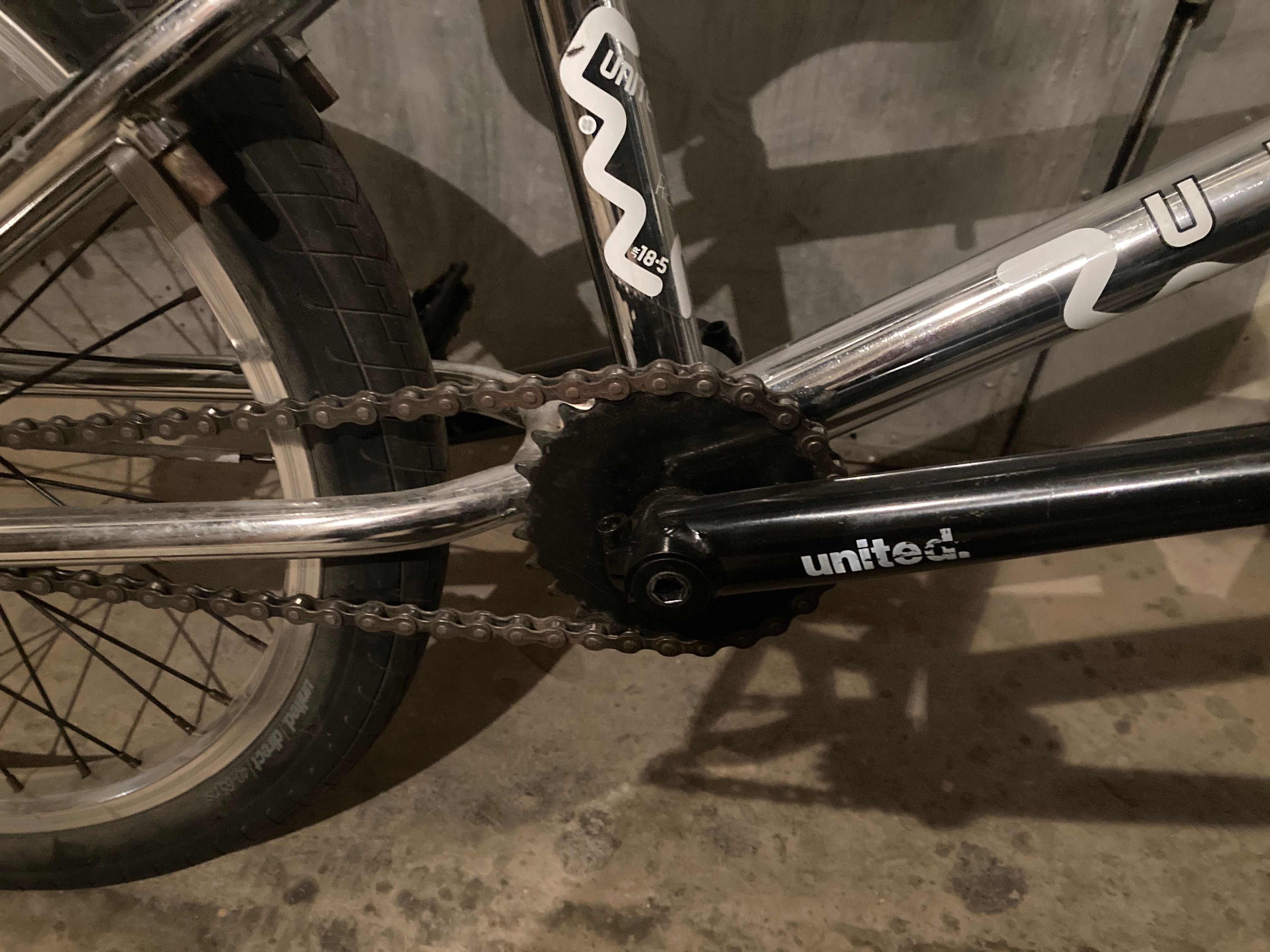 Bicicleta BMX United Recruit Jr. 18.5 Chrome 2018