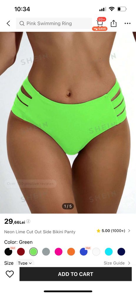 2 bikini culori superbe neon