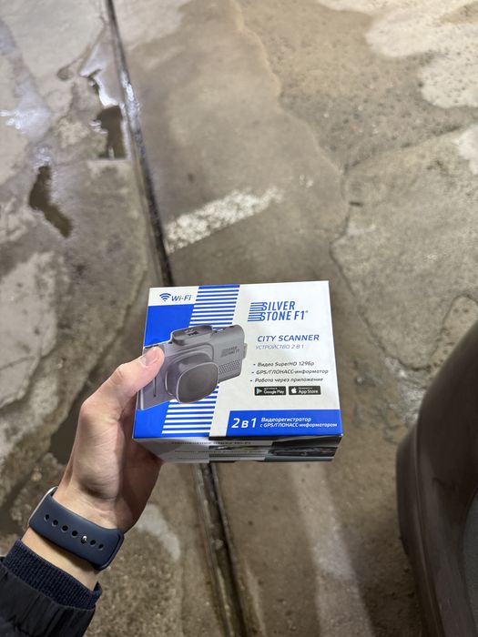 Видеорегистратор Silverstone F1 City Scanner (2 в 1,Wi-Fi,GPS/ГЛОНАСС)