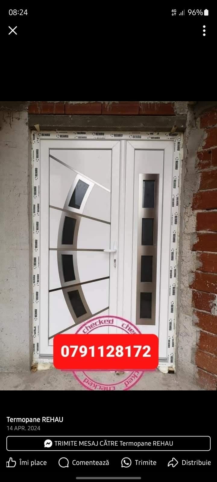Usa termopan ferăstrău termopan