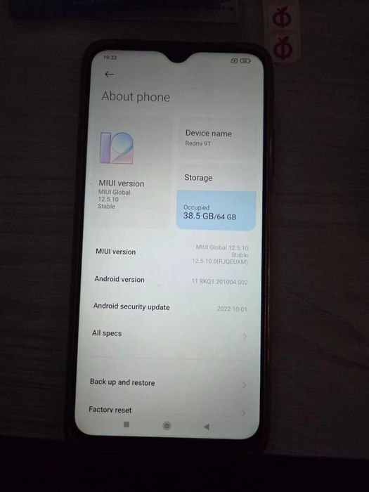 Xiomi Redmi  9T перфектен