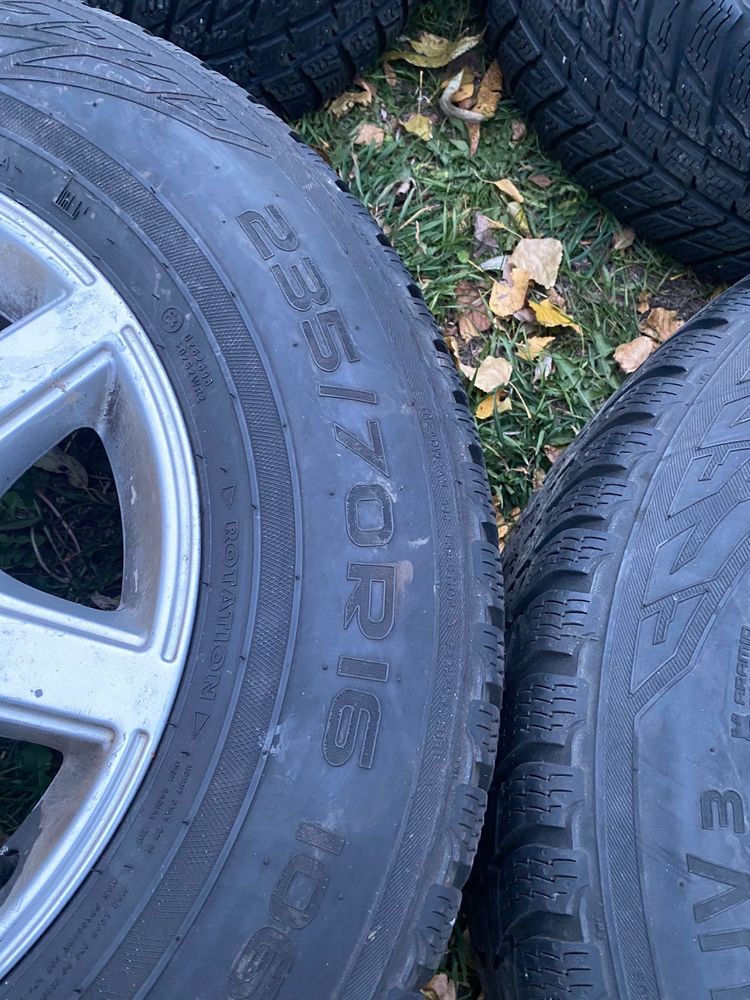 Jante aliaj 5x130 ssangyong Actyon Rextone cu anvelope iarna 235 70 16