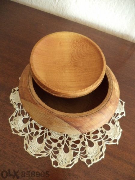 дървена купа диаметър 15/18 см