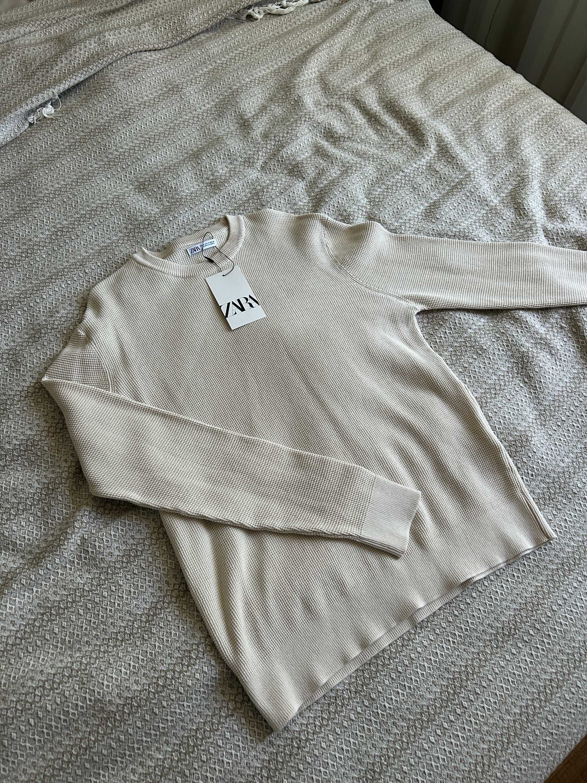 Мъжки памучен пуловер Zara