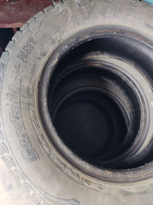 Продам резину на 14 размер 185/70б/у Кодиант