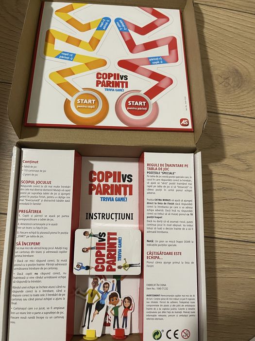 Copii vs Parinti Joc Trivia 9+