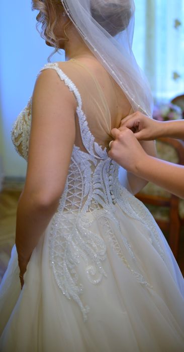 Vand rochie mireasa mărime S/M - PREȚ REDUS