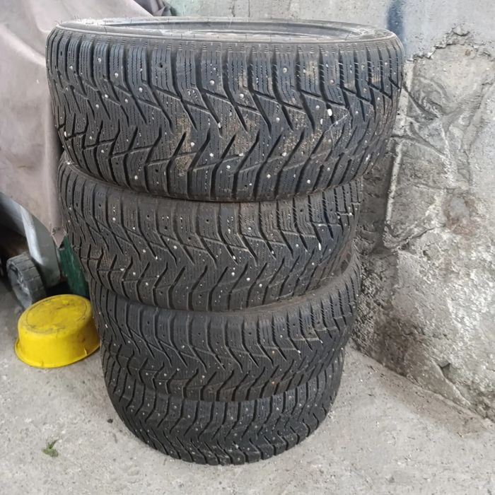 Резина бу зимняя шипы