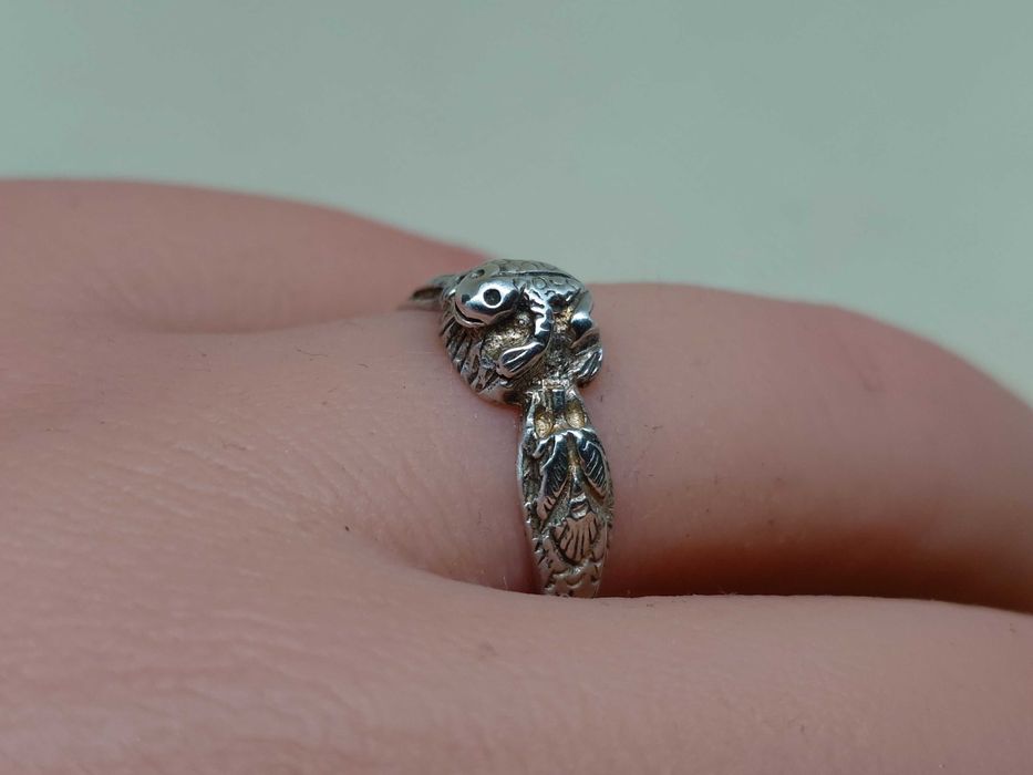 Inel din argint 925 cu broscuță – simbol noroc & prosperitate