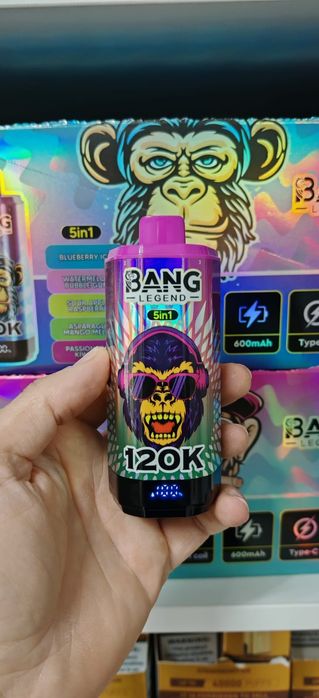 Vape 120.000 Puffs 5 Arome Reincarcabil Display Display