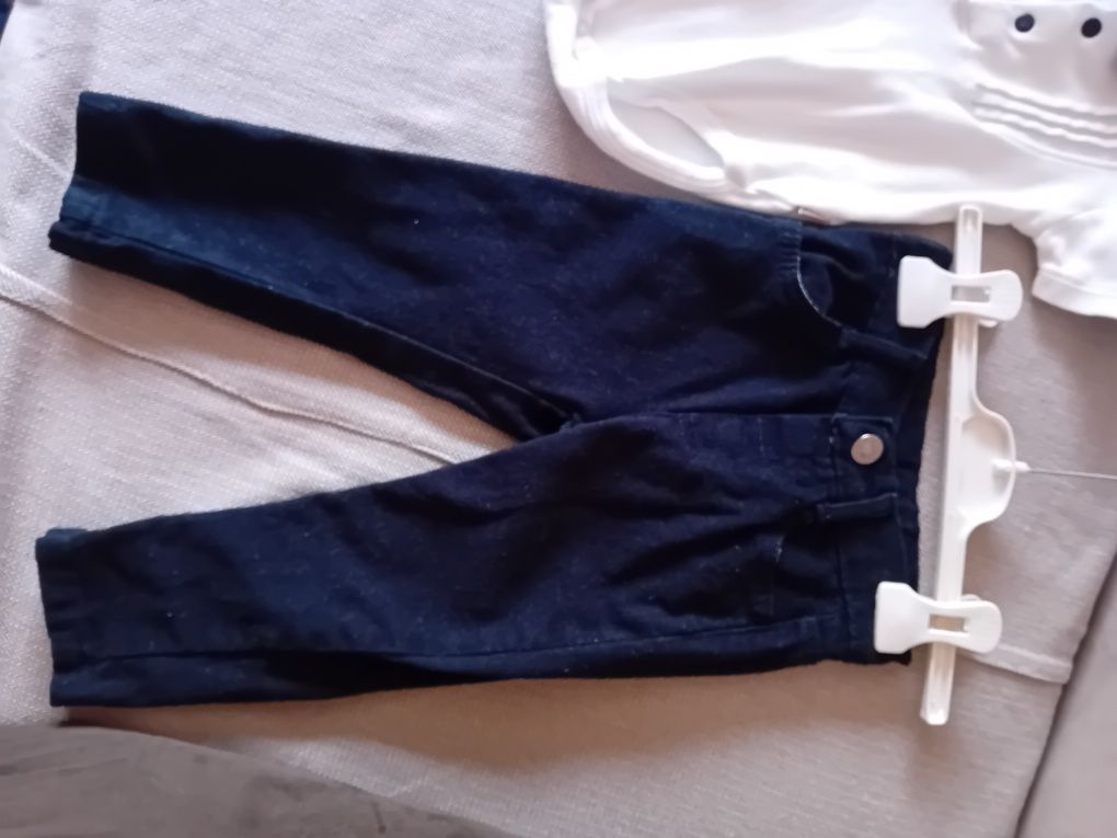 Комплект риза, боди, панталон 18-24 месеца за момче