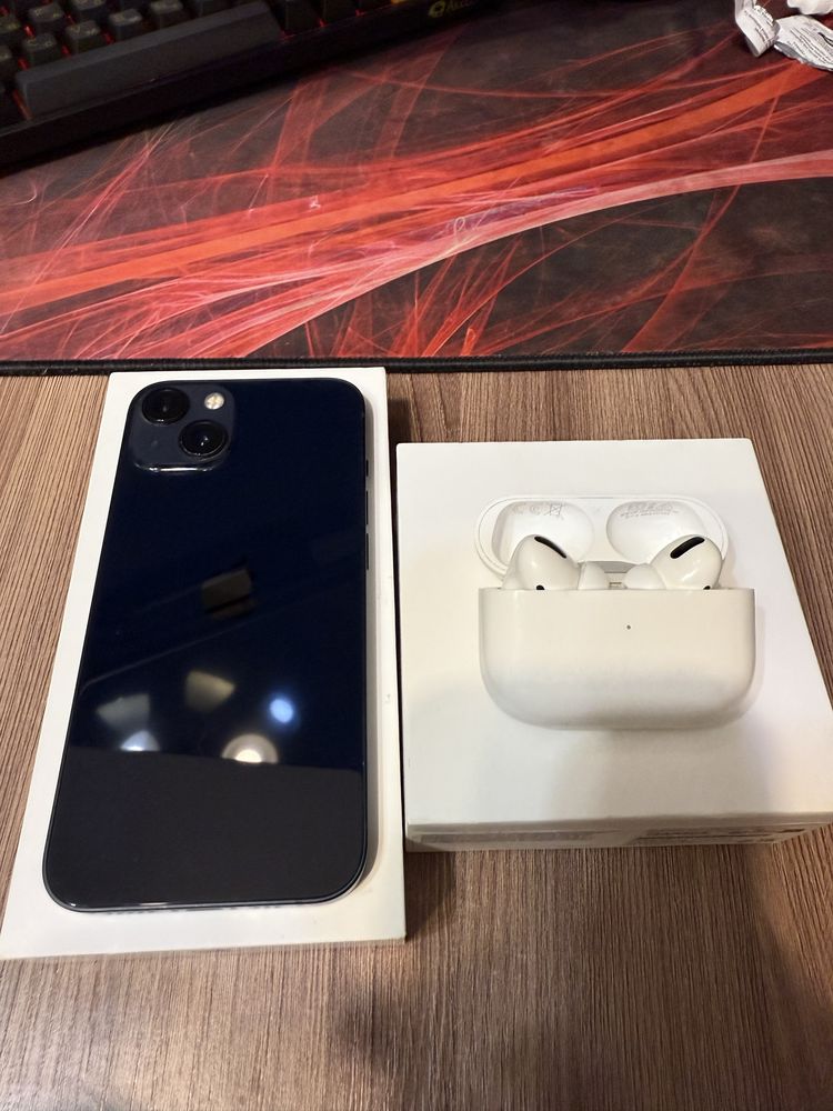 IPhone 13 128gb, airpods pro
