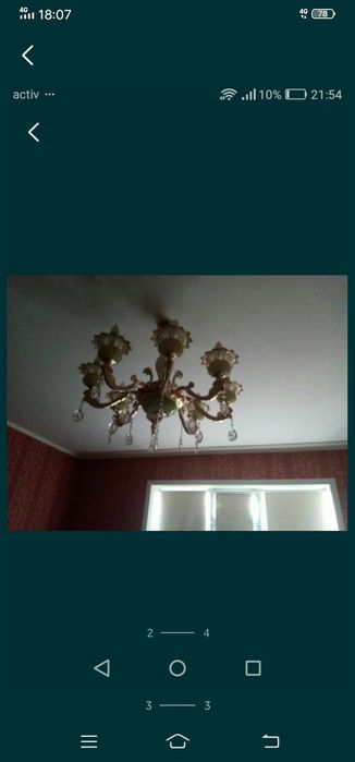 Срочно Продам люстра 8 рожковый за 30 тысяча хорошим состояние