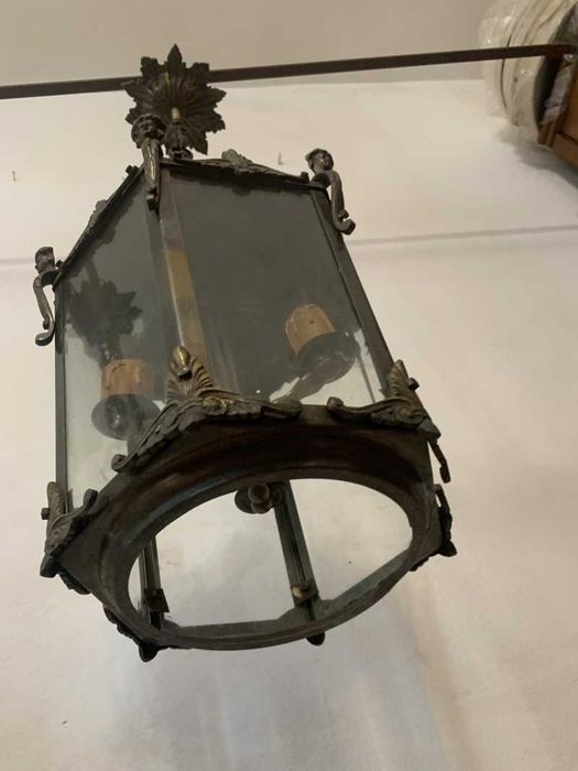 Aplica tava din bronz cu sticla cristal