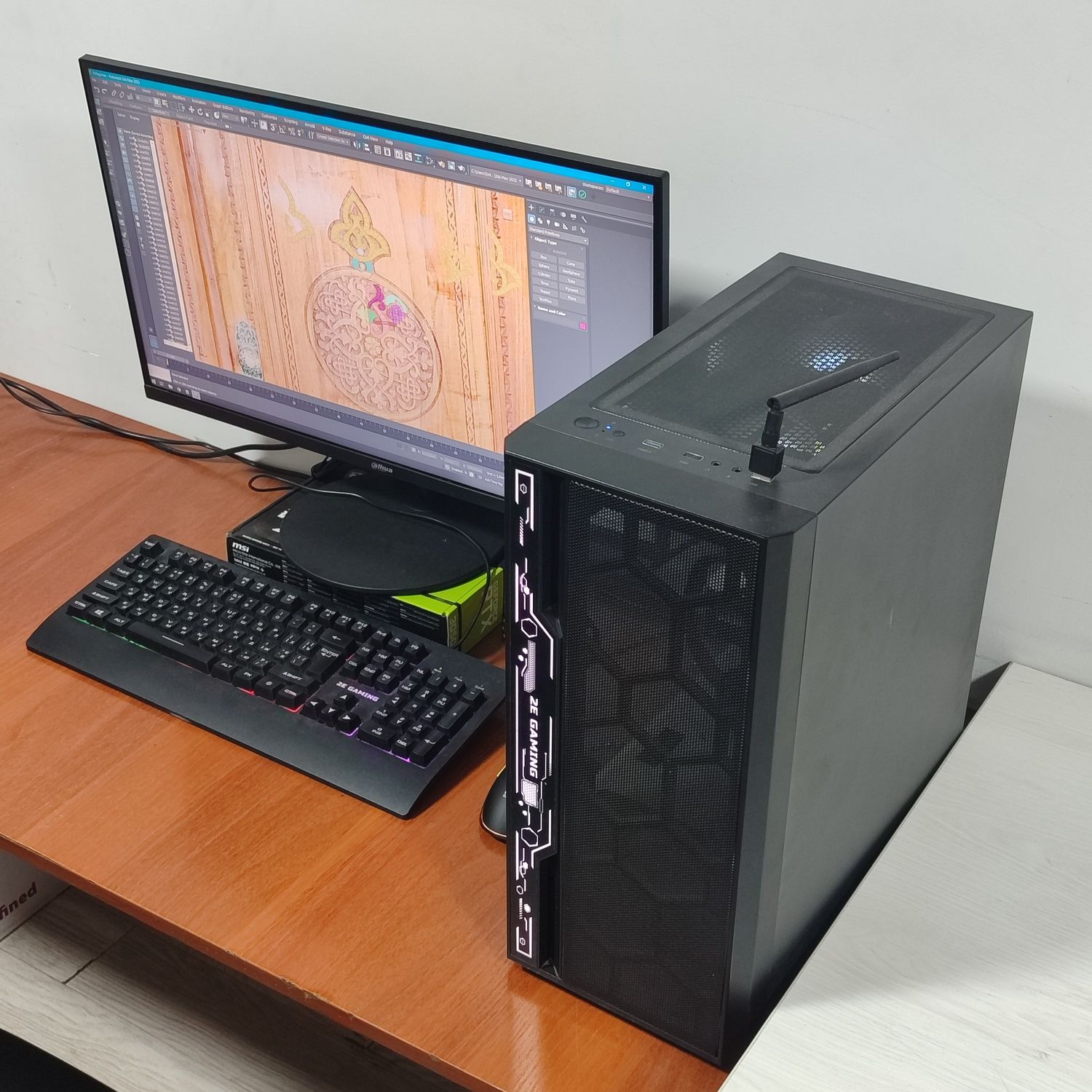 PC kompyuter intel i5 13th, 32Gb DDR, 1Tb M2 SSD, RTX3050, 27" display
