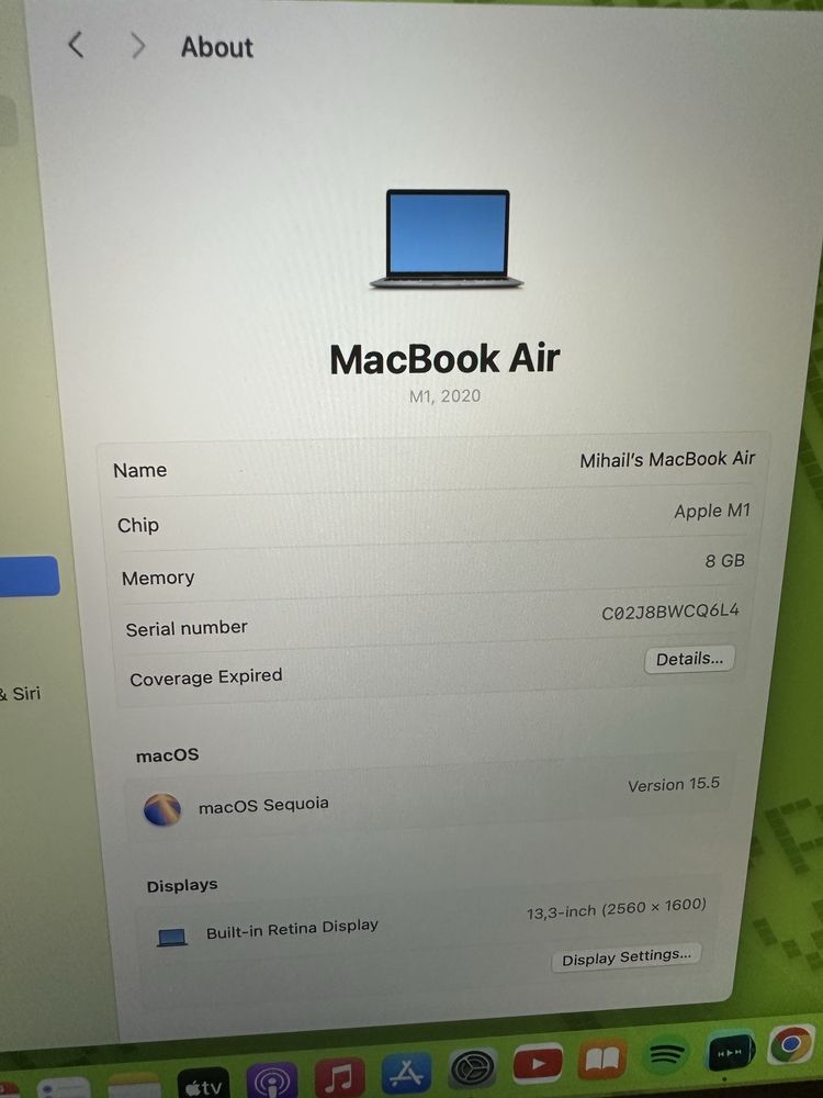 Apple MacBook Air M1