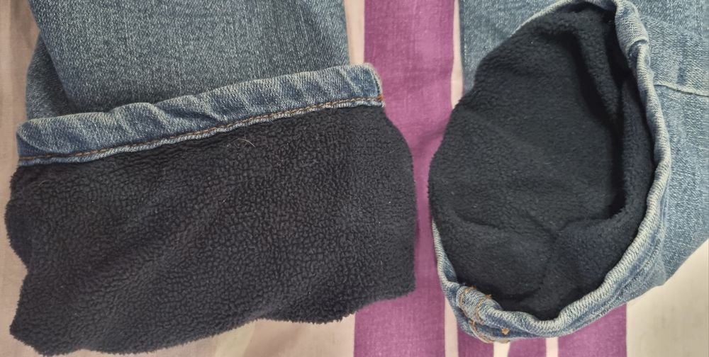 Blugi albaștri iarnă, baieti 13 ani