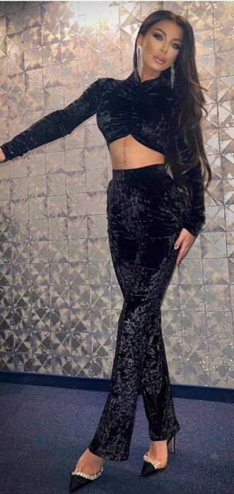I'v boutique плюшен комплект Black velvet