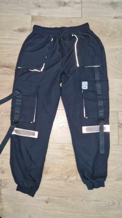 Tech Панталони Черни с Рефлективен детайл