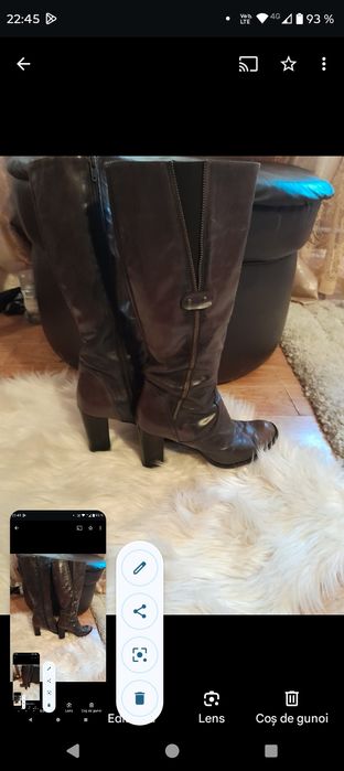 Cizme de piele naturala mărimea 38