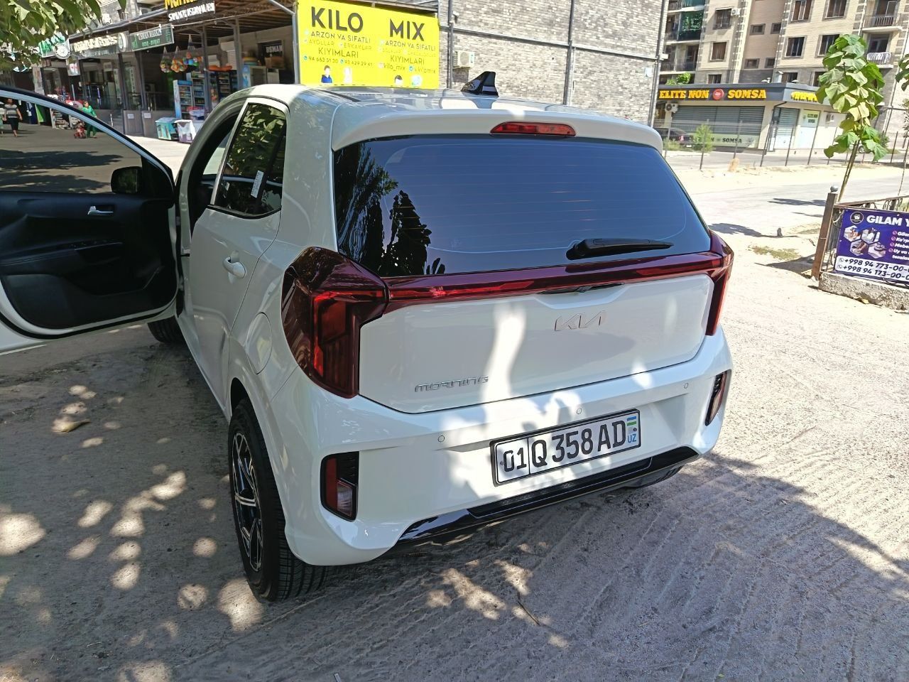 KIA morning 2023 yangi.rasxod 3,5-4,5 litr benzin