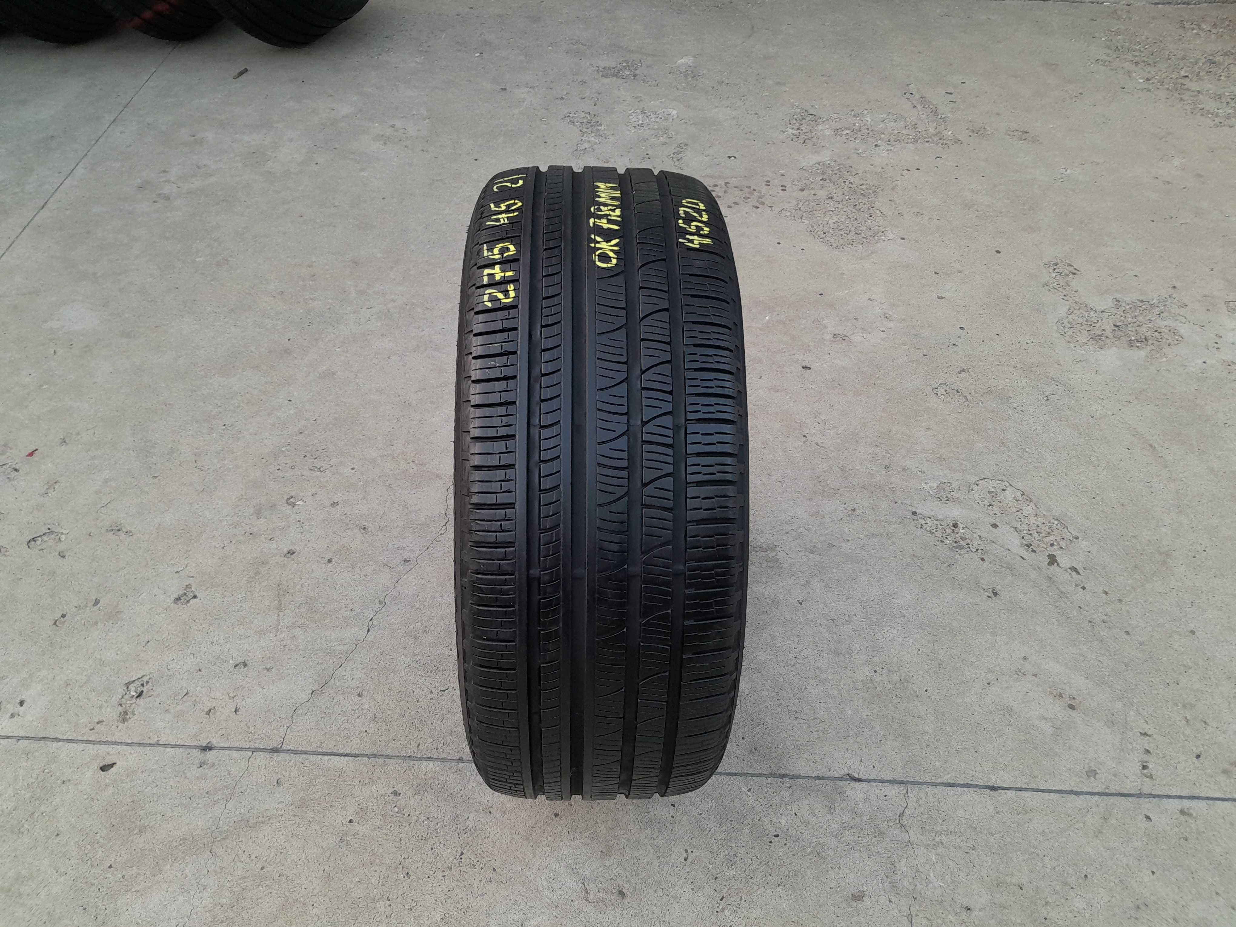 O anvelopa 275 45 21 pirelli scorpion verde all season 7,8 mm dot 4520