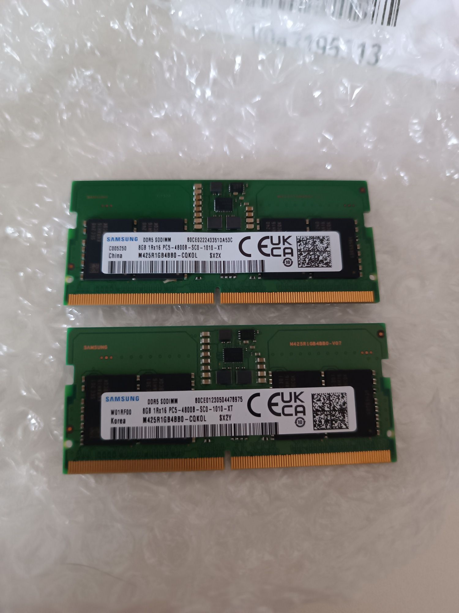 Оперативка для ноута DDR5 16GB