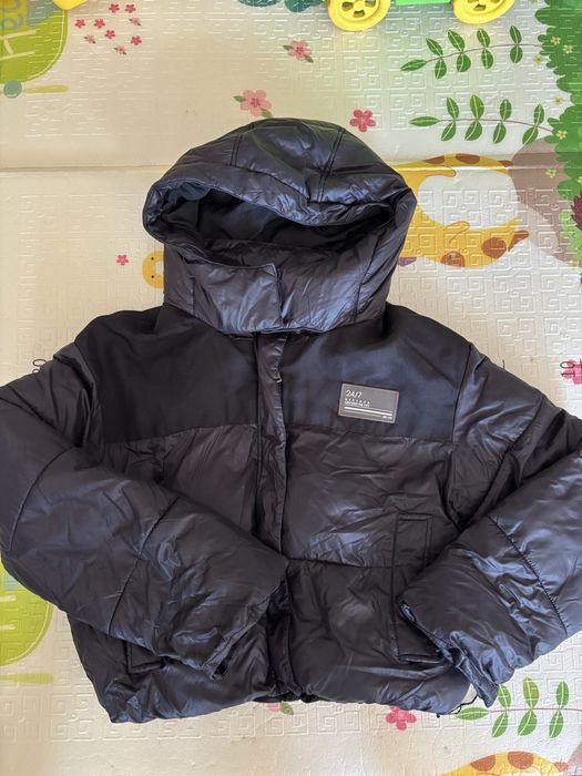 Черно дамско яке bershka