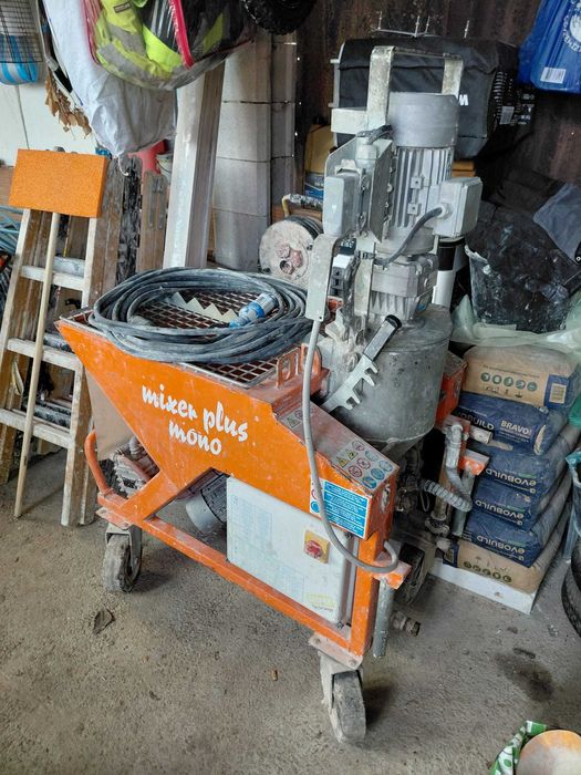 Монофазна машинна мазилка