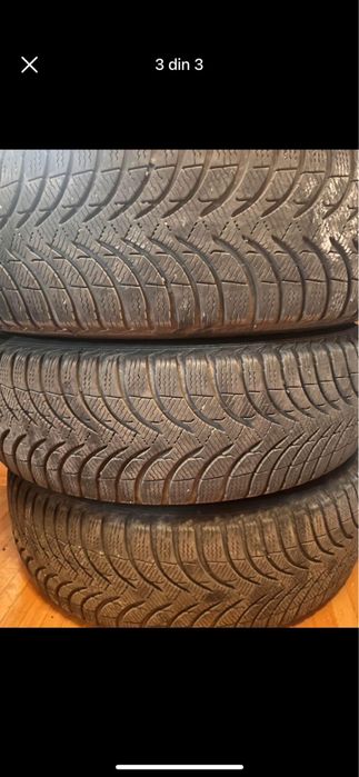 Jante Mercedes 17 și anvelope de iarnă Michelin Alpin 215 / 60 / 17