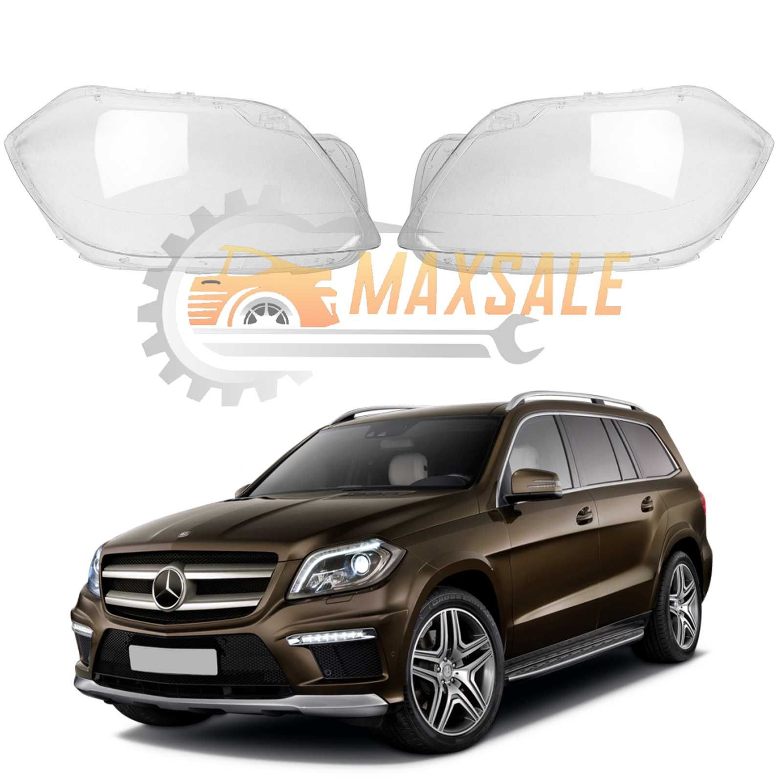 Капаци фарове Mercedes 166 GL350 GL450 (12-16) фар Мерцедес ГЛ компл
