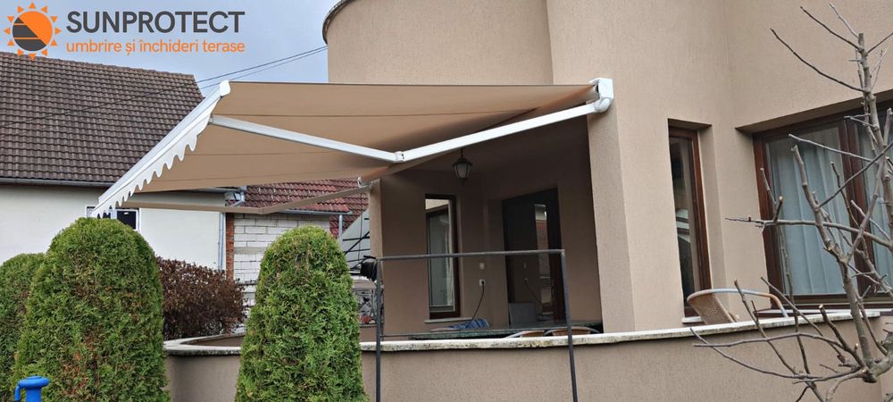 Copertine/Marchize retractabile. Casetate, Simple, Verticale, Zip