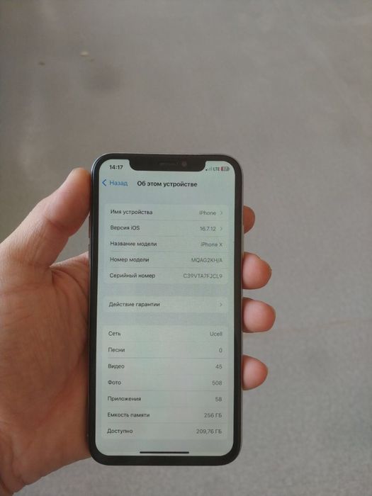 iphone x 256 silver