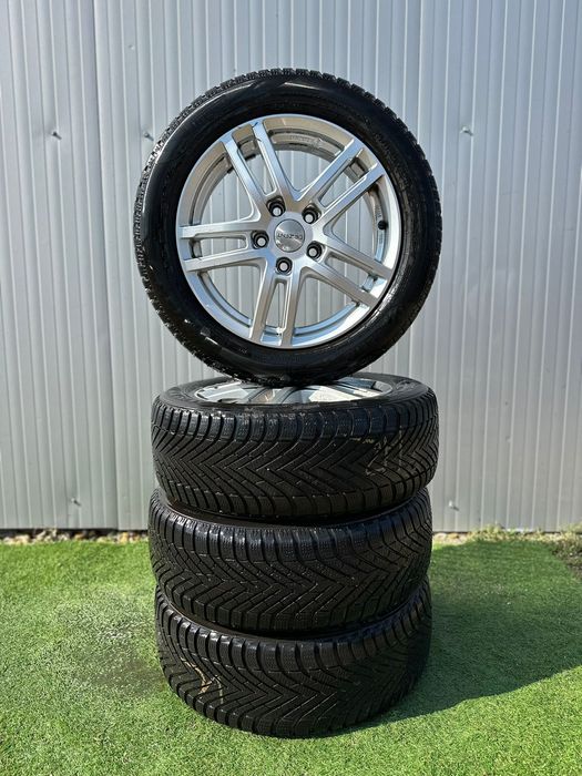 Set Jante Aliaj R16 + Anvelope Iarna 5X112– MERCEDES/AUDI/VW/SKODA