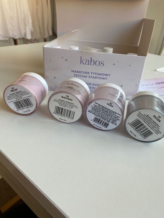 Пудра за нокти KABOS титан маникюр прах