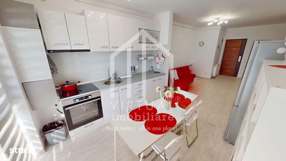 Apartament de inchiria in Sibiu, 3 camere 60 mp utili + balcon de 9 mp