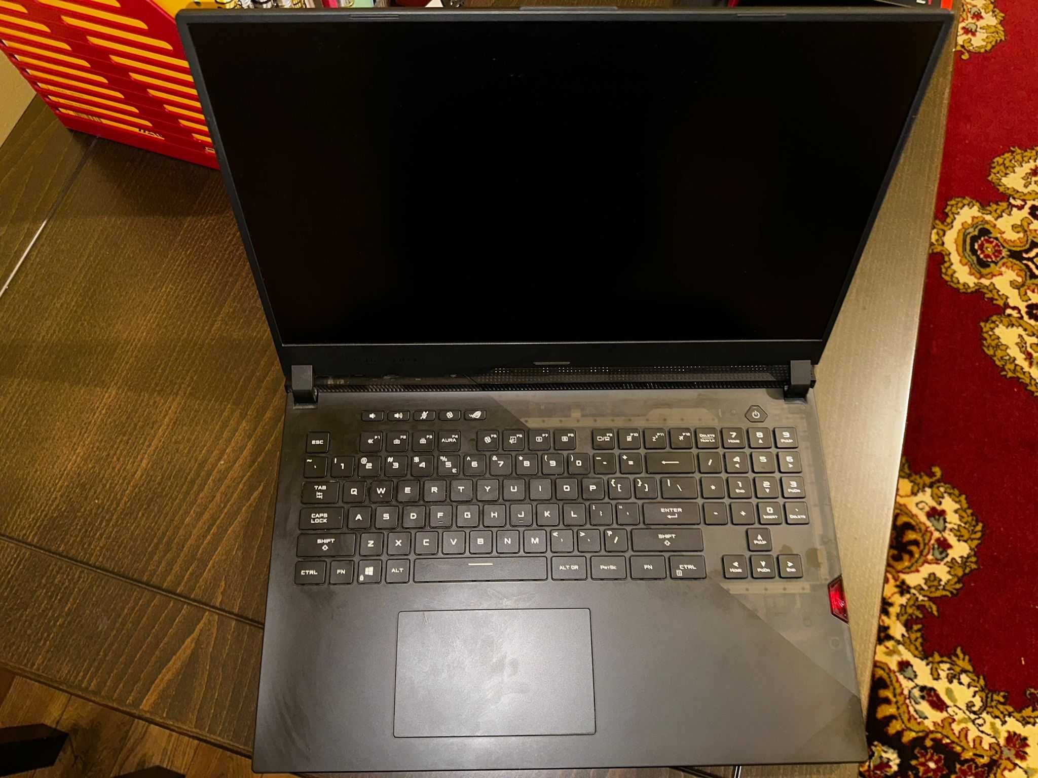 Laptop ROG 17" RTX 3080 Ryzen 9 + Mouse Rog Pugio II Nou
