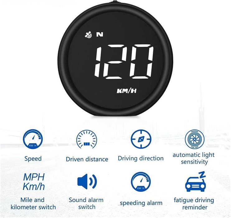 G1 HUD Автомобилни Heads Up Дисплей с GPS