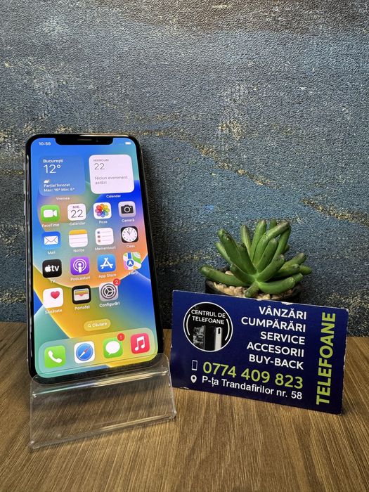 Iphone X/64Gb/Garantie 2Ani Centrul de Telefoane/Rate