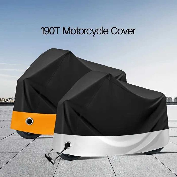 Prelata husa neagra  Oxford moto scuter motocicleta 230cmx125cm­x95cm